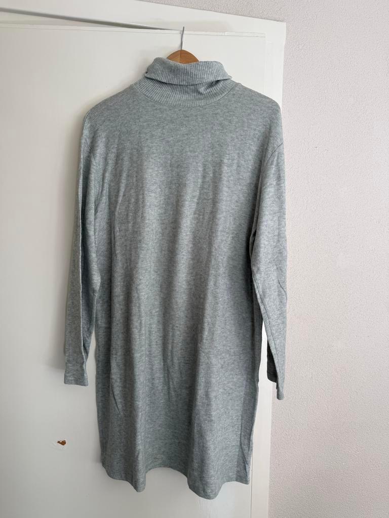 Grijze Zara coltrui jurk - Maat L, Maat 42/44 (L), Ophalen of Verzenden, Zo goed als nieuw, Grijs