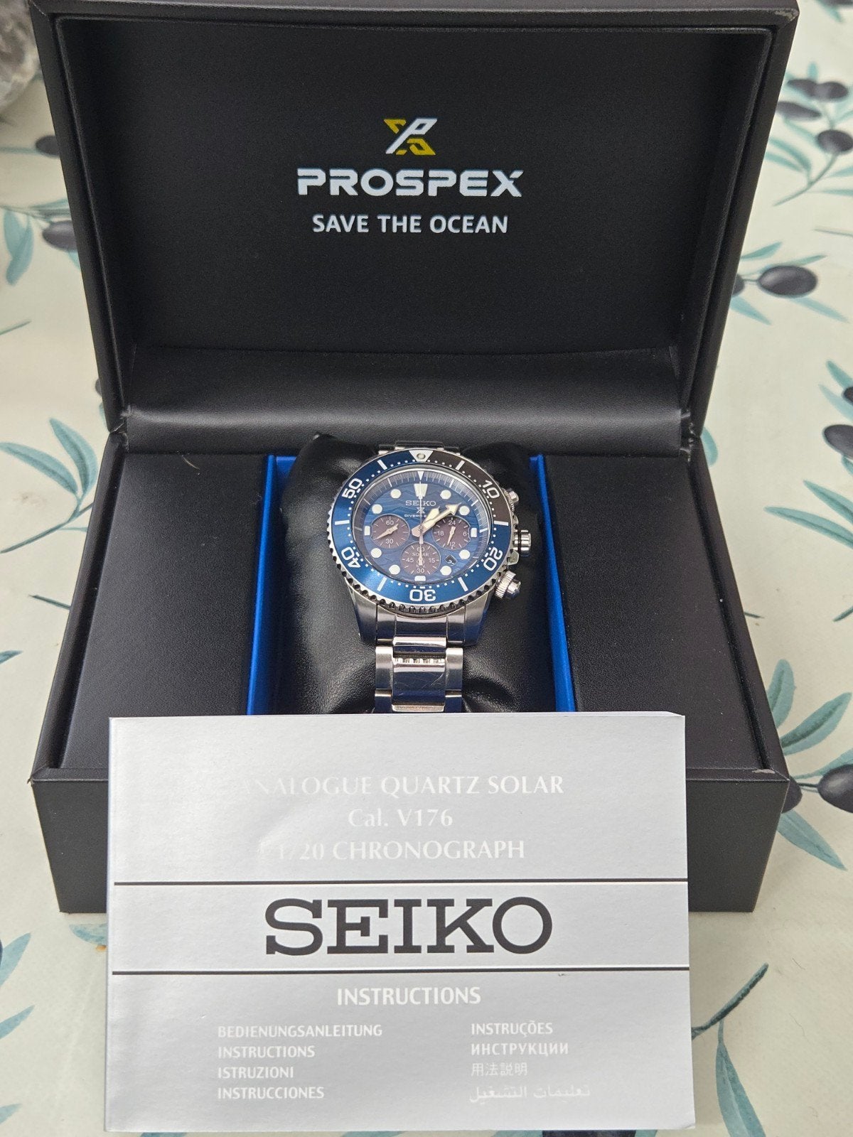 Seiko prospex SSC741P1 special editon, Seiko, Ophalen of Verzenden, Zo goed als nieuw, Waterdicht