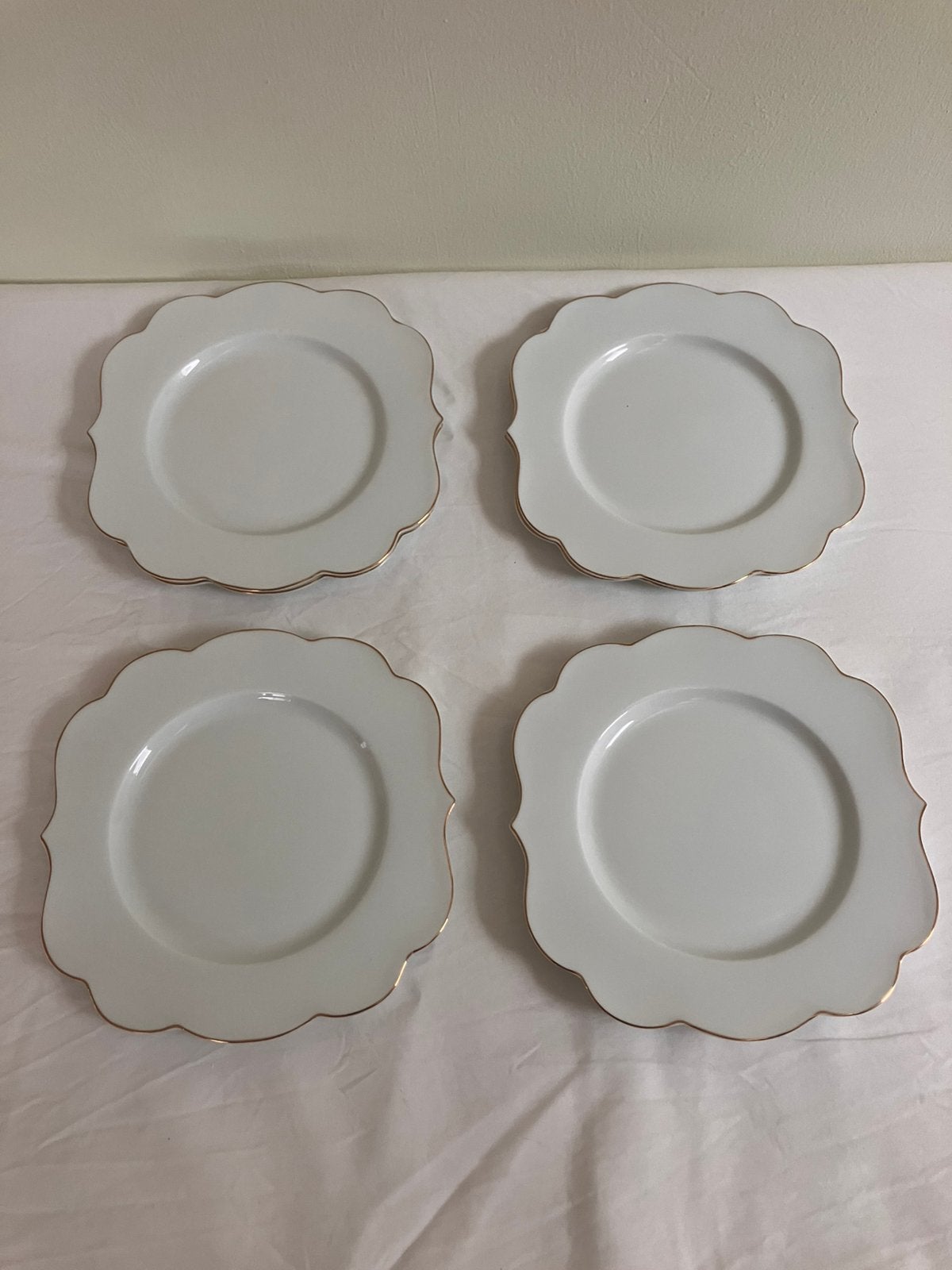 Pip Studio Royal White - gebaksbordjes effen, Huis en Inrichting, Keuken | Servies, Ophalen of Verzenden, Zo goed als nieuw, Bord(en)