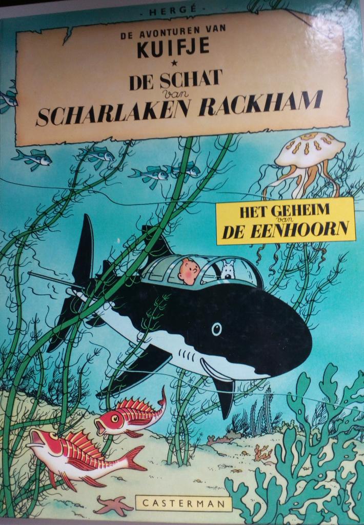 De schat van Scharlaken Rackham + Het geheim van de Eenhoorn, Eén stripboek, Ophalen of Verzenden, Zo goed als nieuw, Steven Moffat
