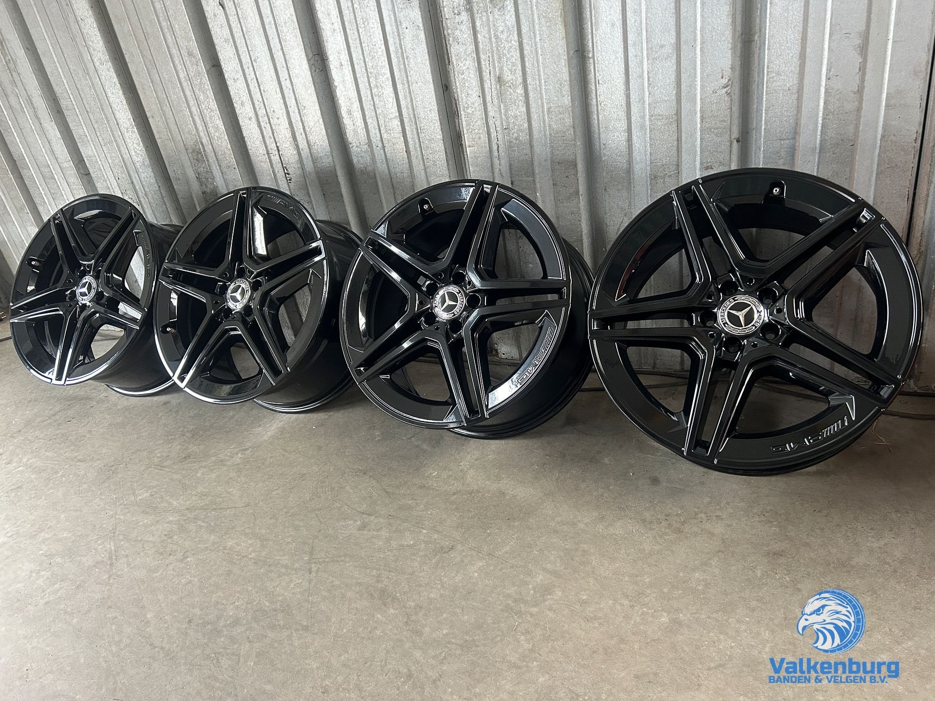 Originele Mercedes GLS GLE W167 AMG 20 inch TPMS zwarte velg, Auto-onderdelen, Gebruikt, Velg(en), -, -