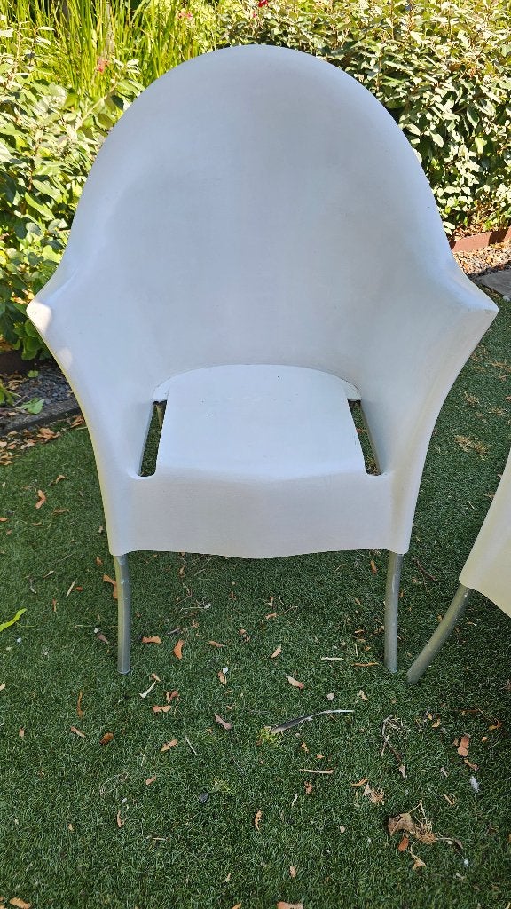 4 Philippe Starck stoelen Driade Lord YO, Ophalen, Gebruikt, Kunststof, Stapelbaar