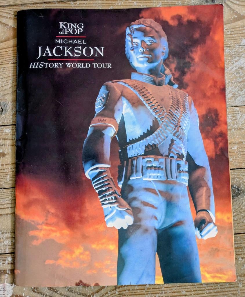 Michael Jackson History World Tour Boek - King of Pop, Boeken, Ophalen of Verzenden, Gelezen, Artiest, Onbekend