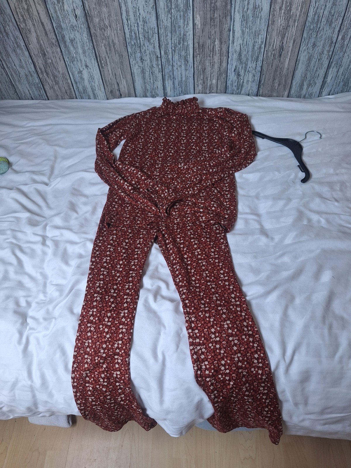 Shirt en legging met uitlopende pijp en gratis sweater (maat, Ophalen of Verzenden, Gebruikt, Meisje, Setje