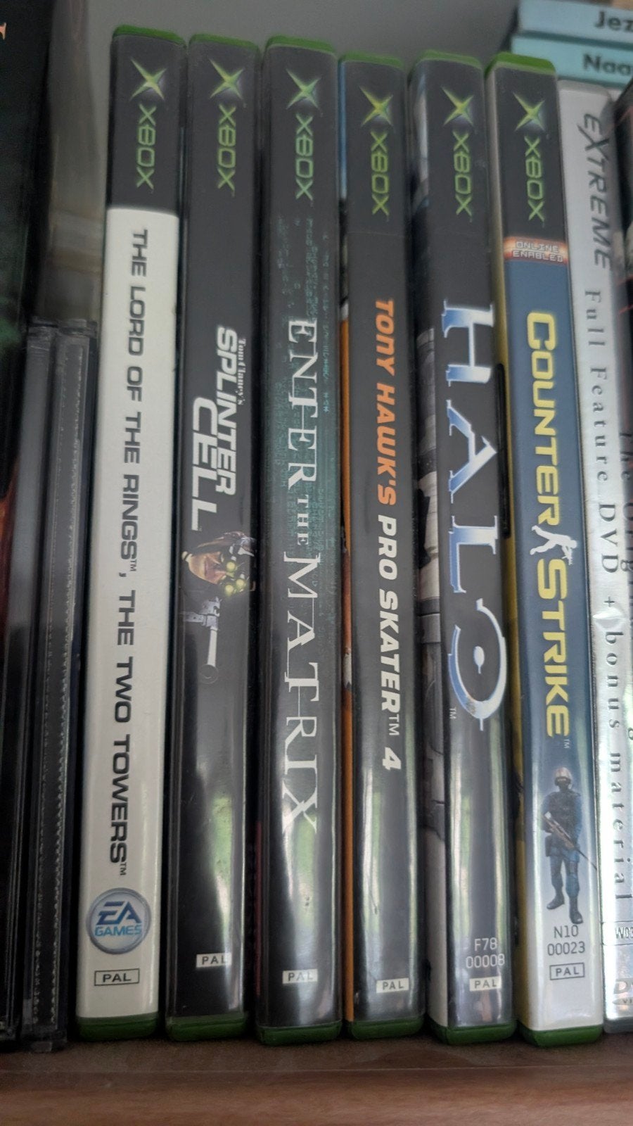 Diverse Xbox Spellen: Lord of the Rings, Splinter Cell, Halo, Ophalen of Verzenden, Gebruikt, Avontuur en Actie