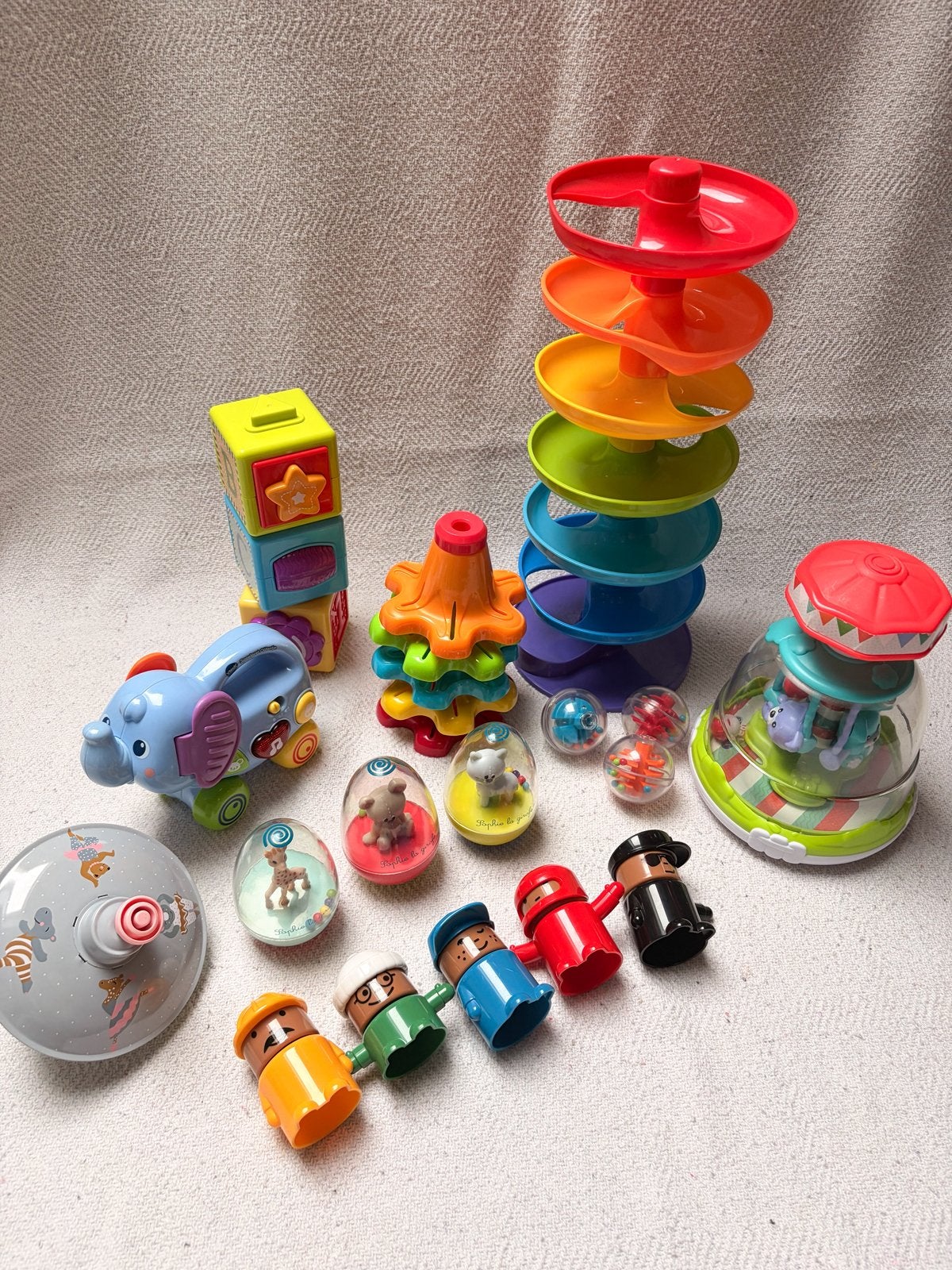 Speelgoedpakket met oa Vtech en Clementoni, Ophalen, Gebruikt