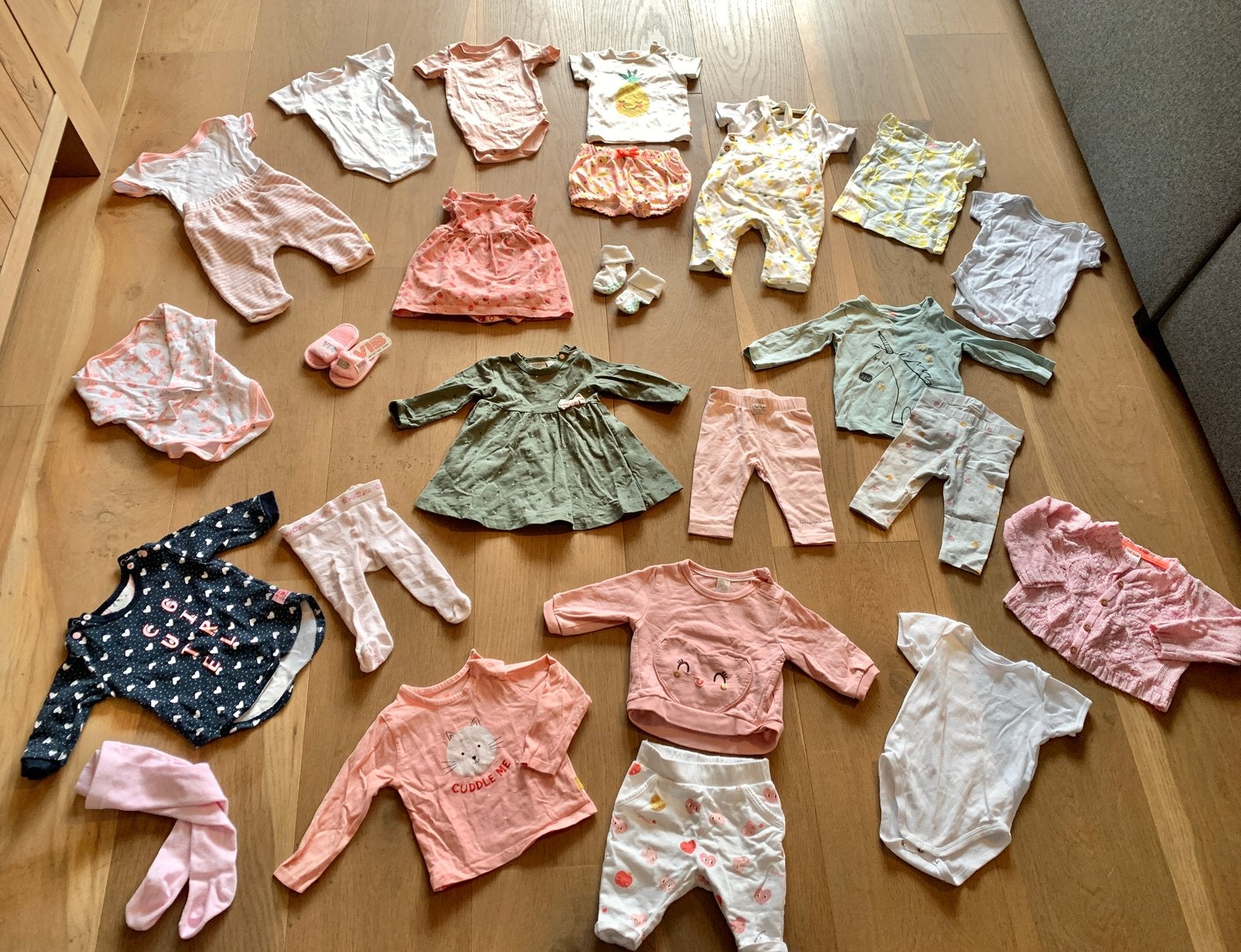 🌸 Baby kleding pakket meisje maat 62 ☀️ Leuke setjes, Kinderen en Baby's, Babykleding | Maat 62, Ophalen, Gebruikt, Meisje, Jurkje of Rokje
