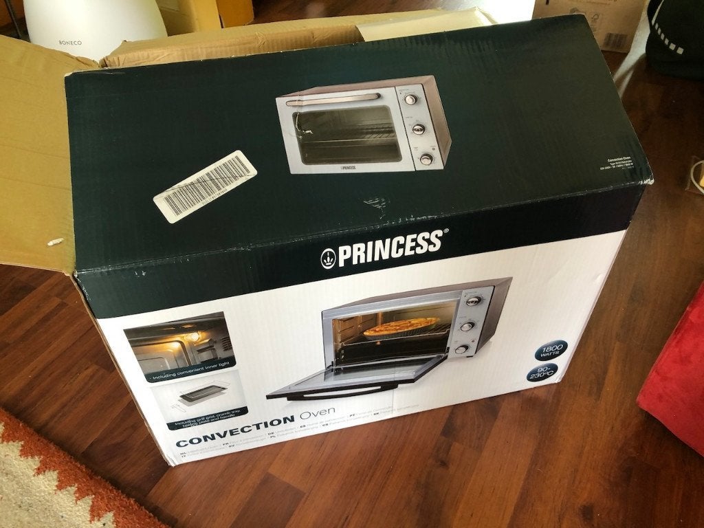 Heteluchtoven Vrijstaand Nieuw!! Princess, Ophalen, Minder dan 45 cm, Overige merken, Hete lucht
