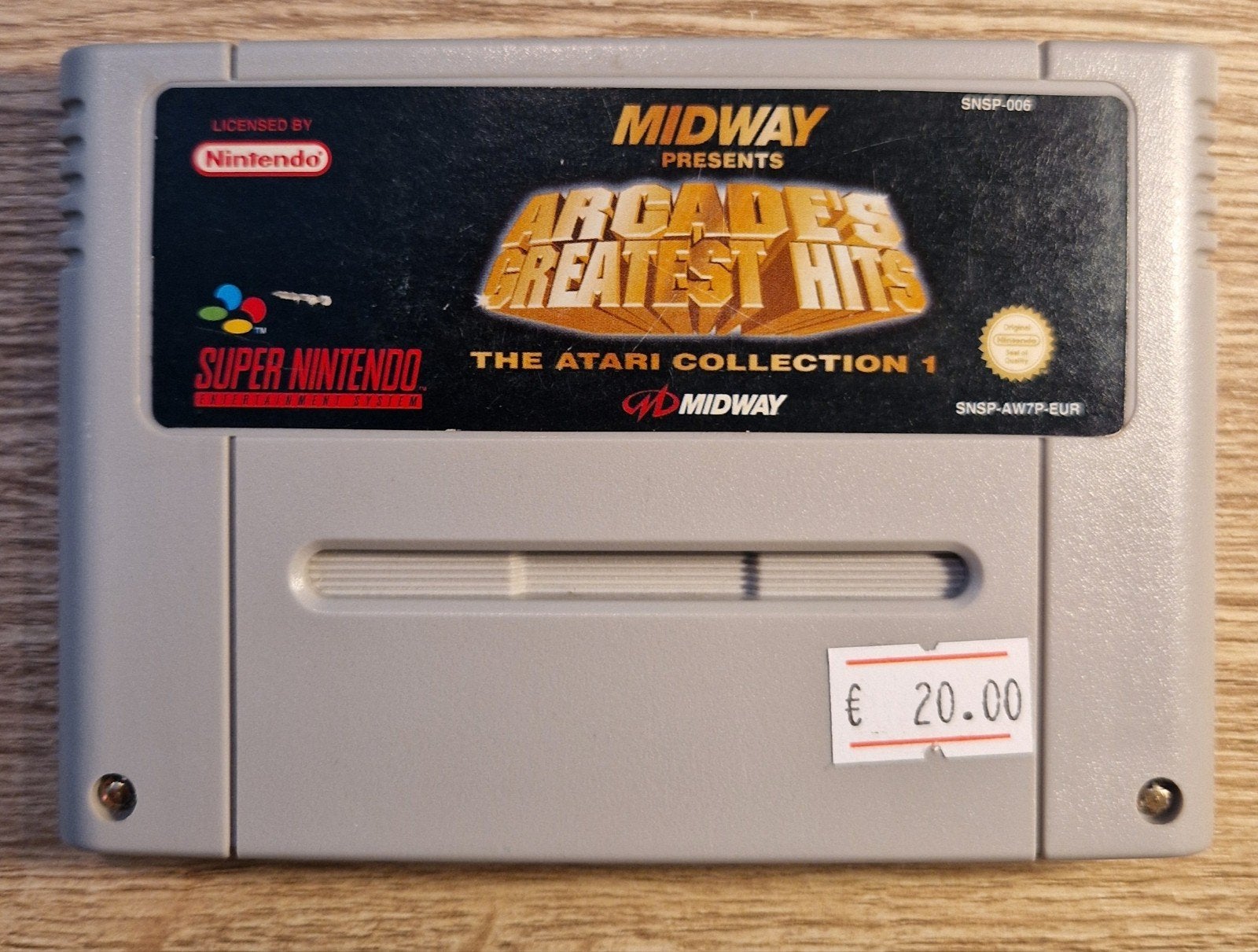 Arcade's greatest hits the Atari collection 1 super Nintendo, Avontuur en Actie, 1 speler, Eén computer, Ophalen of Verzenden