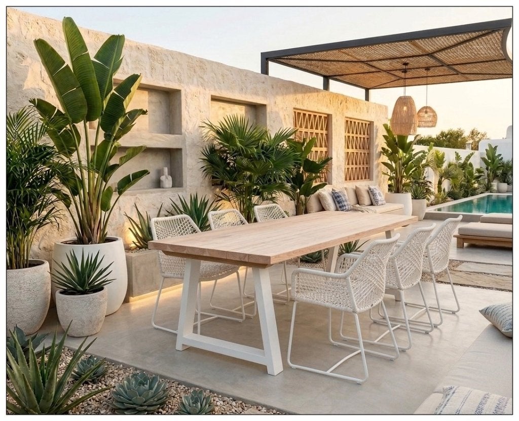 Tuintafel douglas hout op maat, model gemaakt NIEUW, Tuin en Terras, Tuintafels, Ophalen of Verzenden, Nieuw, Rechthoekig, Hout