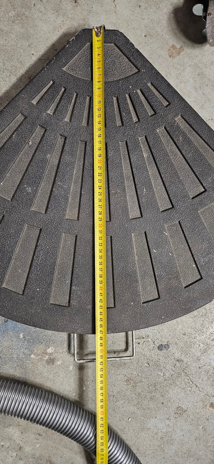 Parasolvoet tegels, Ophalen, Minder dan 2 meter, 80 mm of meer