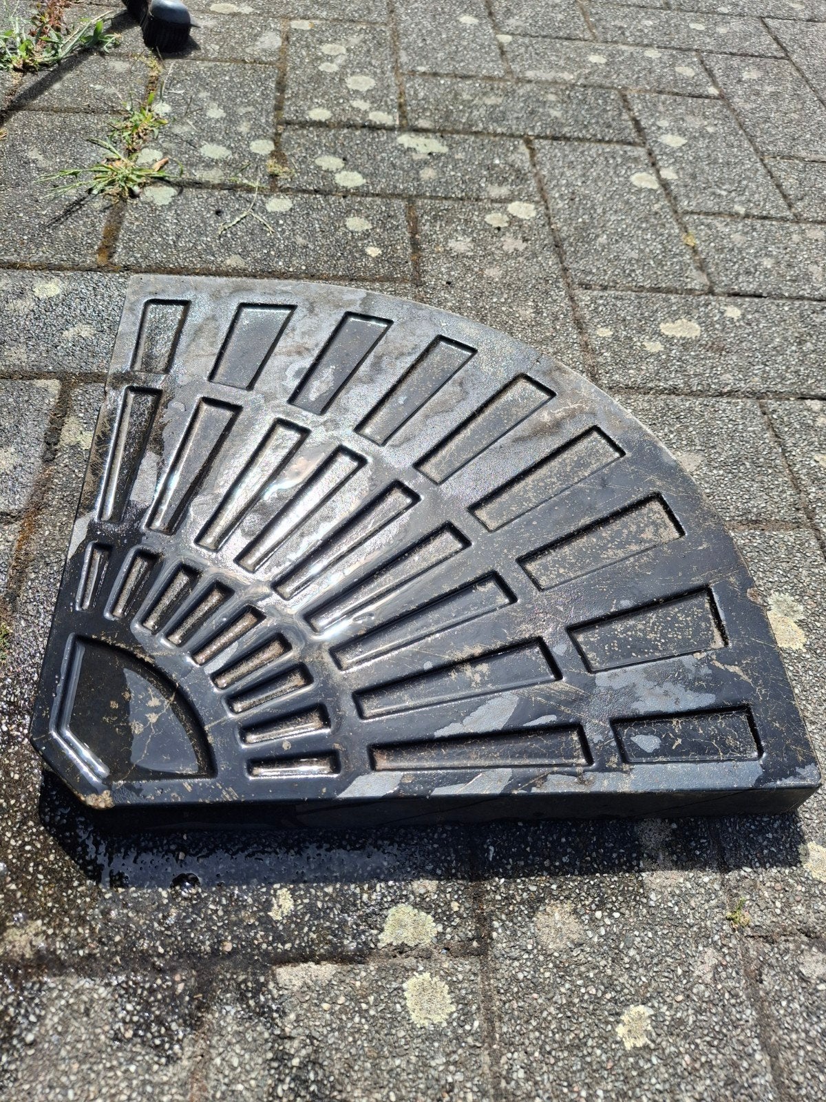 parasol tegels, Ophalen, Gebruikt