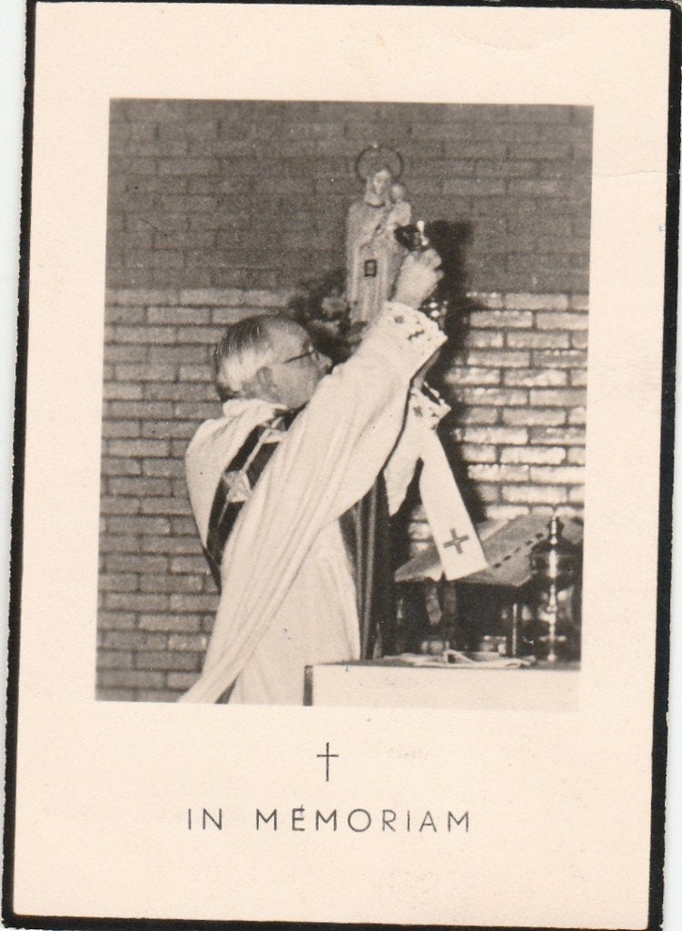 pater henskens-1961, Ophalen of Verzenden, Bidprentje
