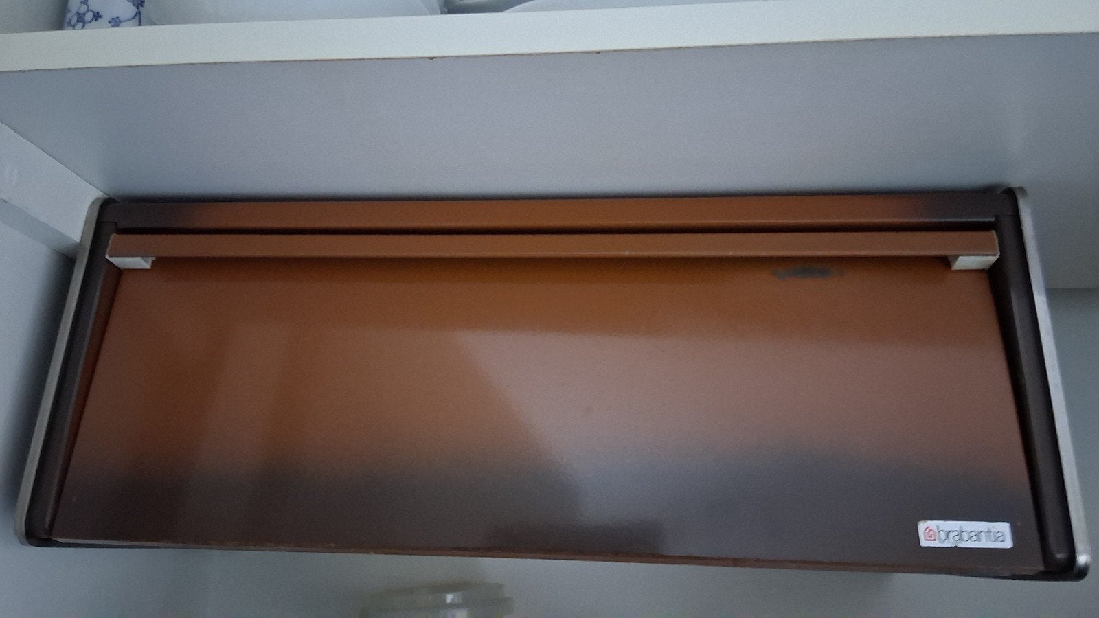 Brabantia Broodtrommel - Bruin, Huis en Inrichting, Ophalen, Gebruikt, Metaal, Broodtrommel