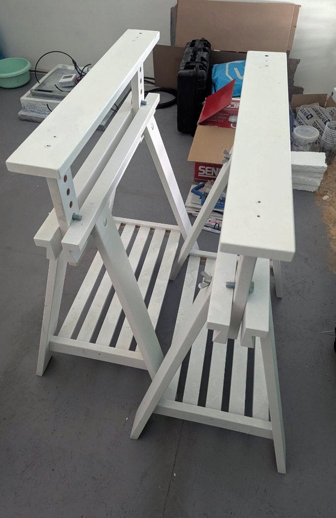 Ikea schragen, Ophalen, Gebruikt, Hout, IKEA