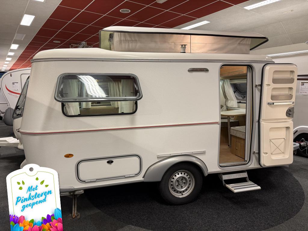 ERIBA TOURING 410 APARTE BEDDEN ZITJE LUIFEL MET ZIJWAND, Schokbreker, 4 tot 5 meter, Eriba, Overige typen