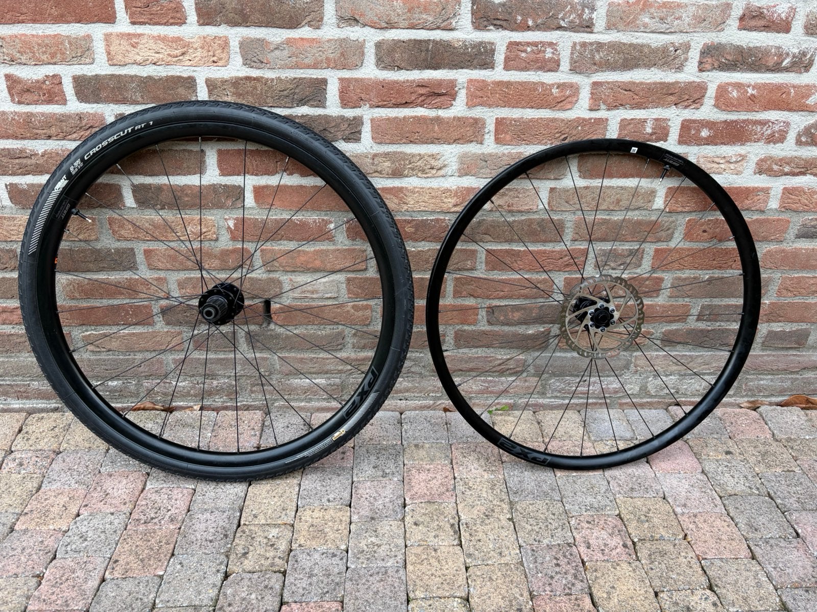 Gravel wielset Giant PX2. Evt. Met banden/schijven/cassette, Ophalen of Verzenden, Gravelbike, Aluminium