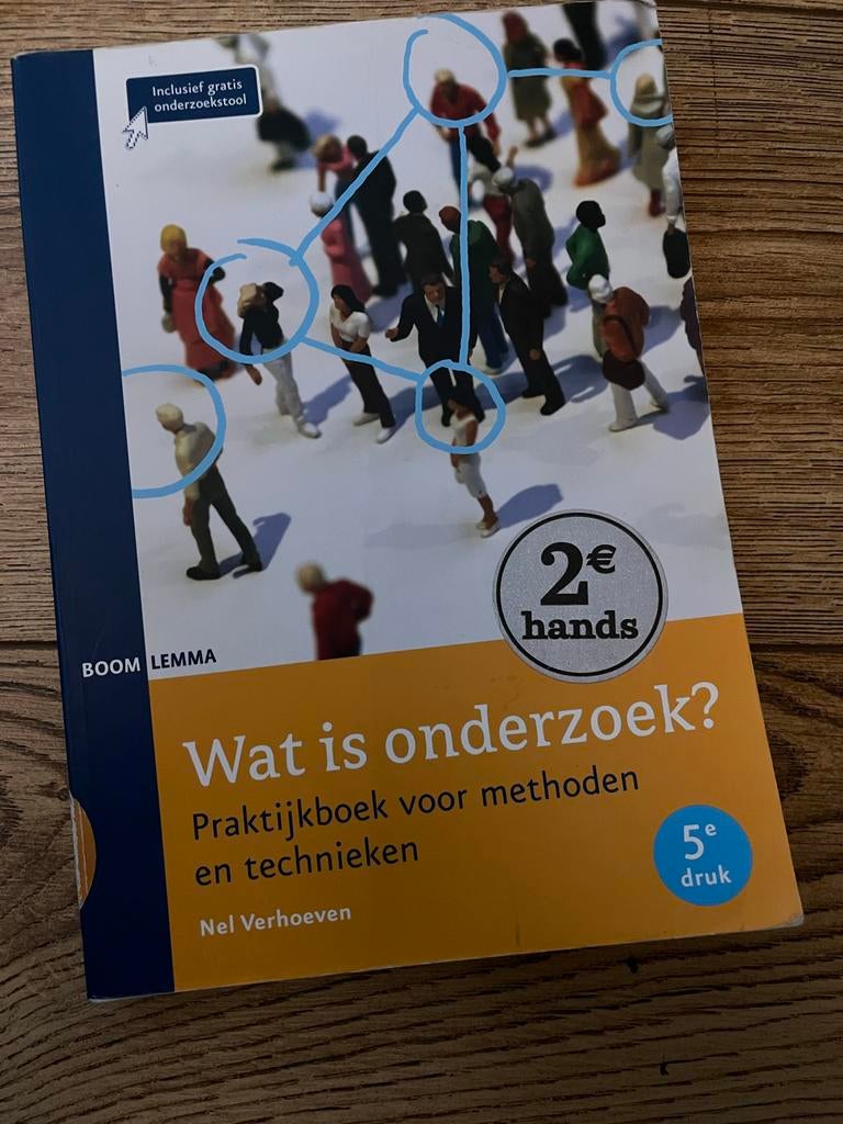 Wat is onderzoek? Praktijkboek methoden en technieken 5e dru, Boeken, Studieboeken en Cursussen, Gelezen, HBO, Gamma, Ophalen of Verzenden