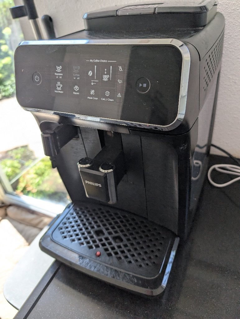 Philips 2200 EP2220/10 espressomachine, Witgoed en Apparatuur, Koffiezetapparaten, Gebruikt, Espresso apparaat, Afneembaar waterreservoir