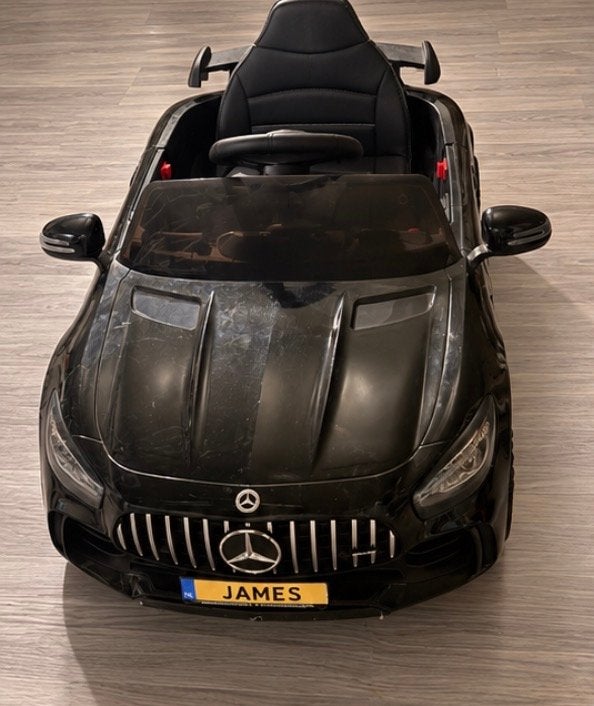 Mercedes-Benz AMG GT R elektrische kinderauto, Kinderen en Baby's, Gebruikt