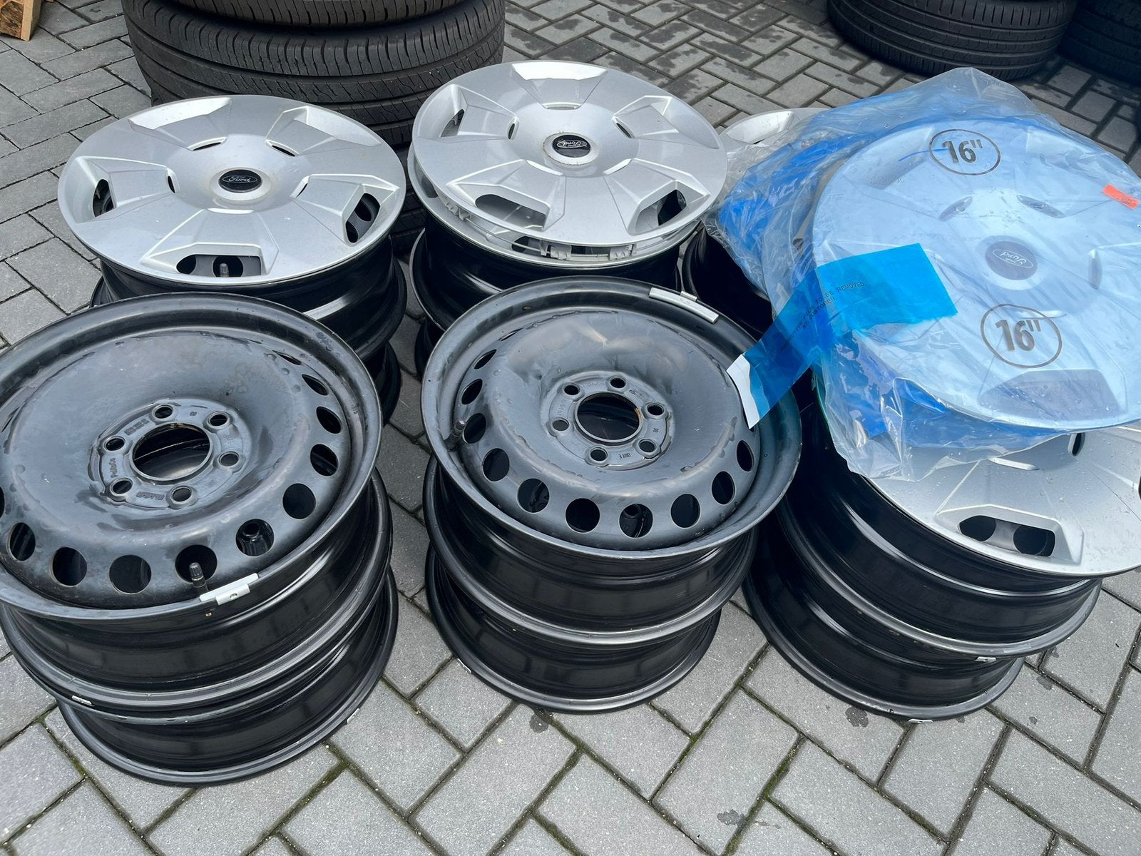 Nieuwe Orig. 16” Ford Transit VW Transporter Stalen Velgen, Ophalen, Velg(en), 16 inch, Nieuw