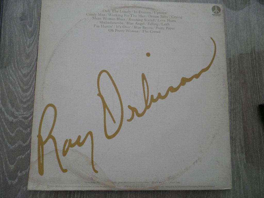 The all-time greatest hits of Roy Orbison ., Inclusief binnenhoes, Ophalen of Verzenden, Gebruikt, 12 inch
