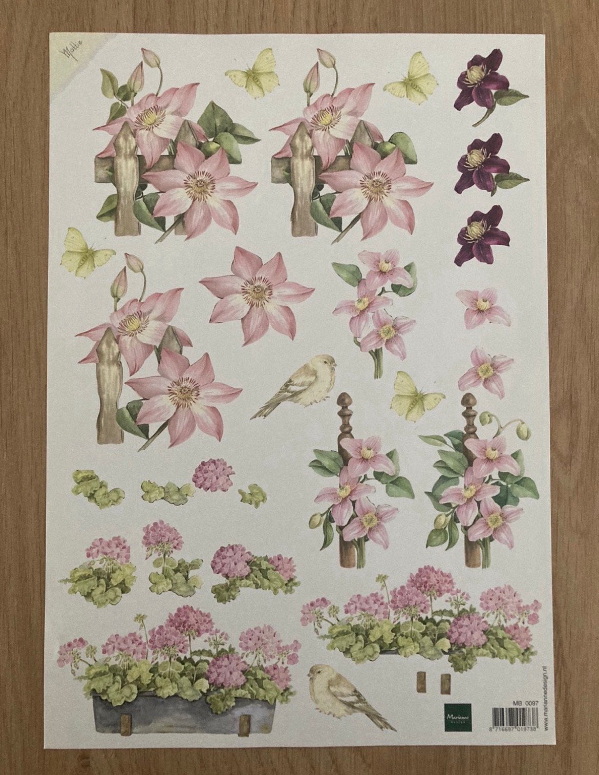 3 3D knipvellen, bloemen, Ophalen, Nieuw, Natuur, Knipvel