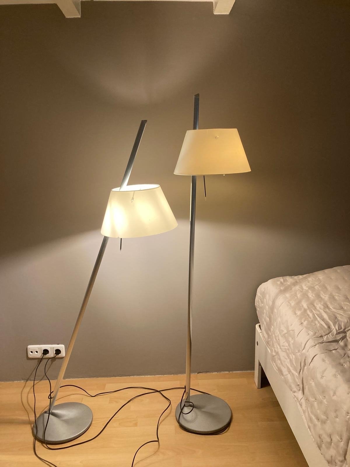 Metalarte Sinclina set van 2 vloerlampen, Ophalen, Gebruikt, Modern, Metaal