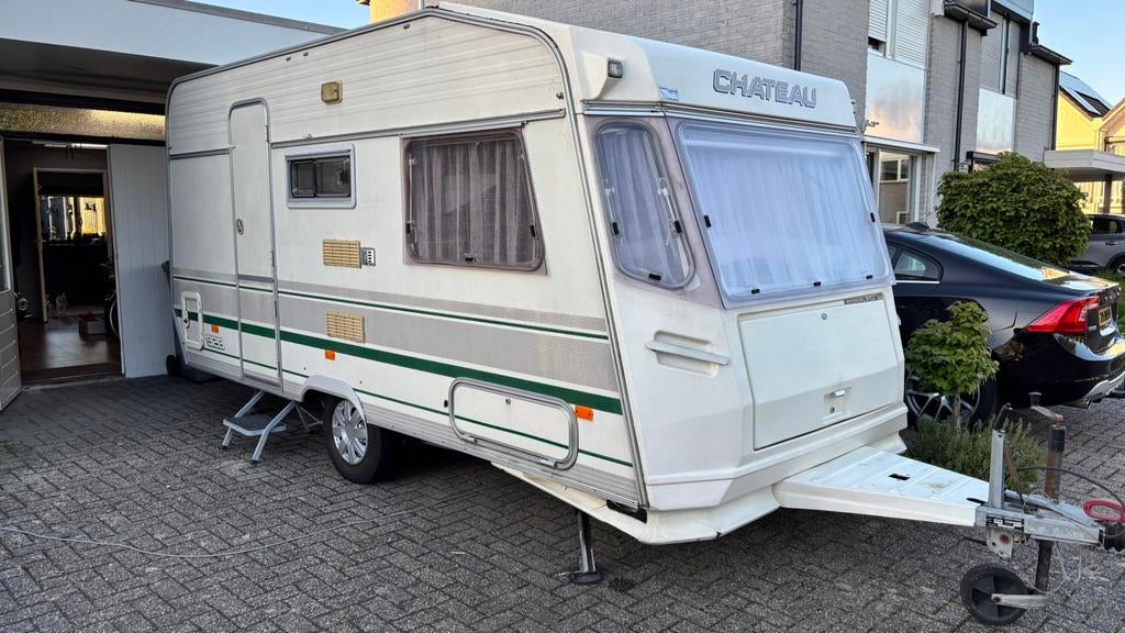 Chateau Cantara 2000 bj1990 voortent/luifel fietsendrager, Caravans en Kamperen, Rondzit, Particulier, Luifel, 4 tot 5 meter