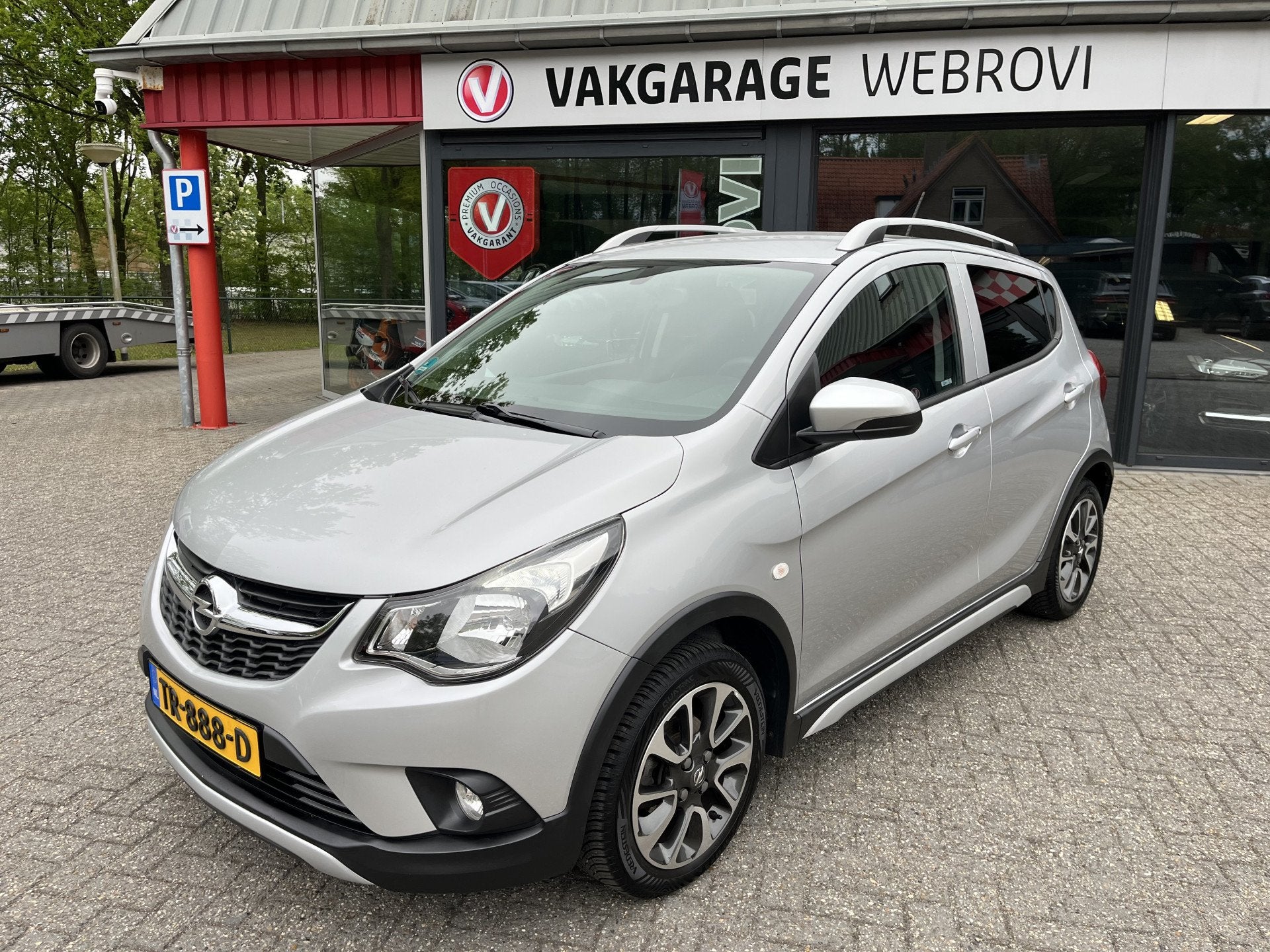 Opel KARL 1.0 Rocks Online Edition Carplay Incl Beurt, Auto's, Voorwielaandrijving, 839 kg, Gebruikt, Euro 6