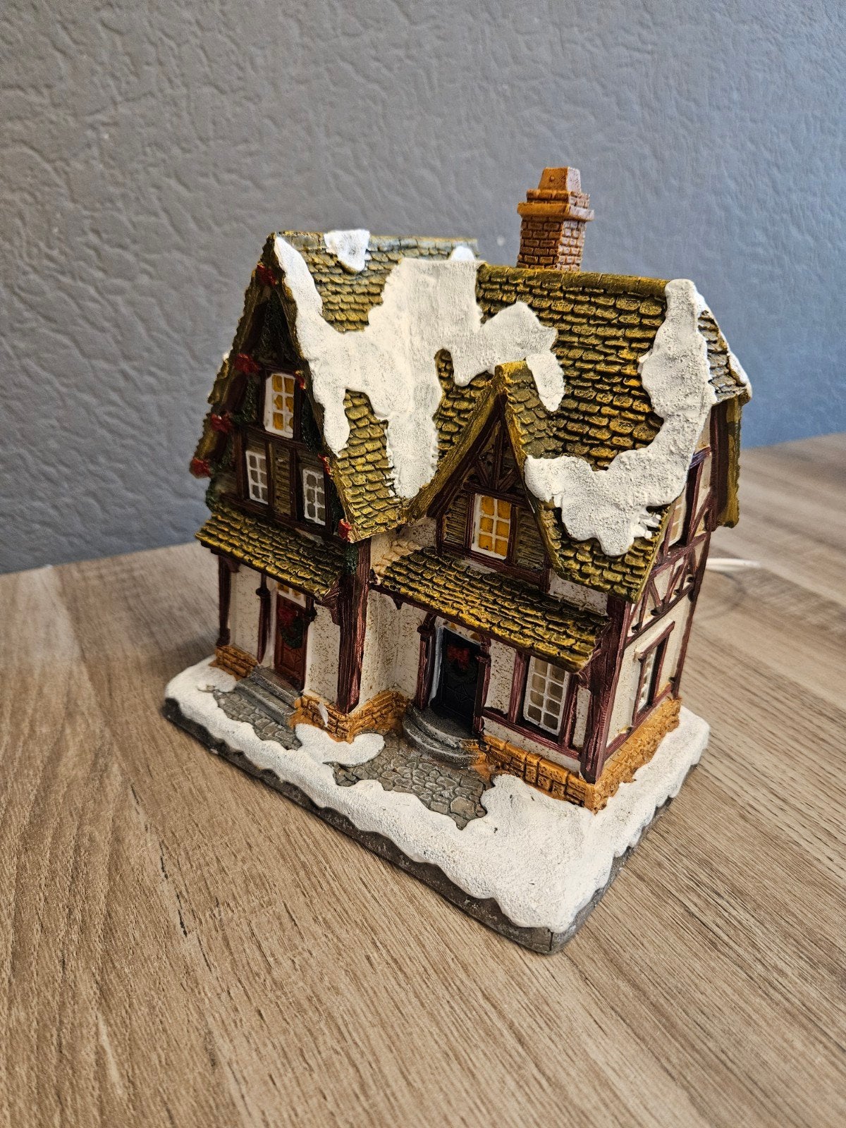 Kerst huisje - dorp miniatuur, Ophalen of Verzenden, Zo goed als nieuw