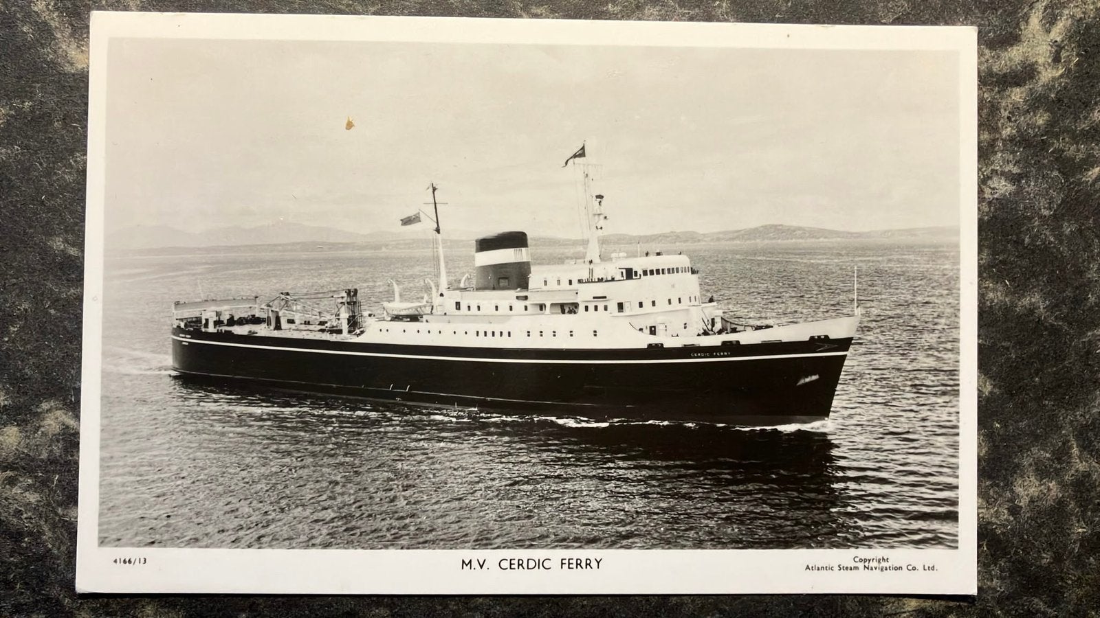 CERDIC FERRY auto & pass veerboot oa Rotterdam Engeland, Ophalen of Verzenden, Zo goed als nieuw, Kaart, Foto of Prent