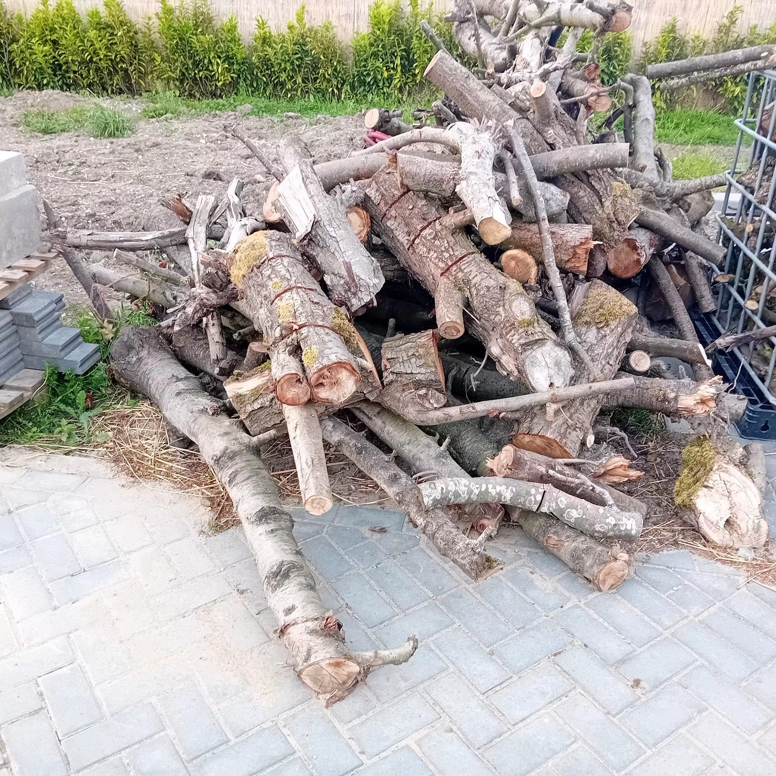 Partij kersenhout stammen, Minder dan 3 m³, Ophalen