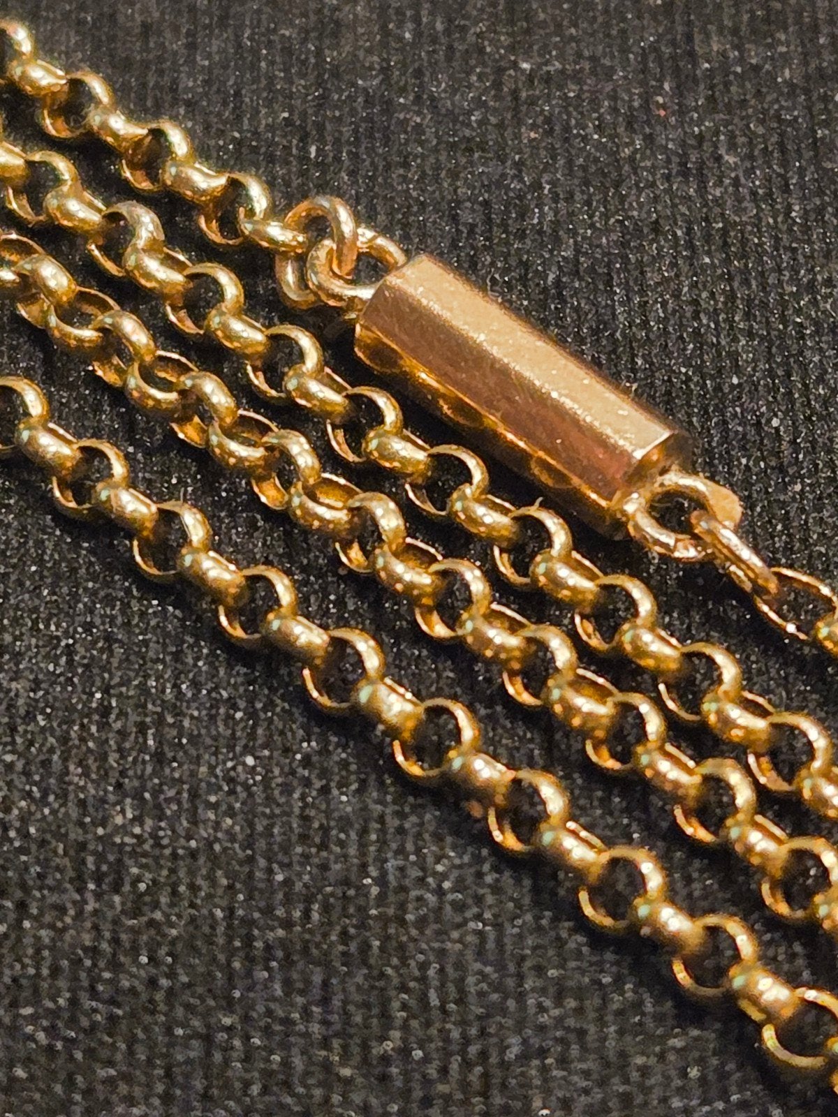 14 karaat gouden jasseron ketting 45 cm 3,60 gram (446a), Sieraden, Tassen en Uiterlijk, Ophalen of Verzenden, Zo goed als nieuw