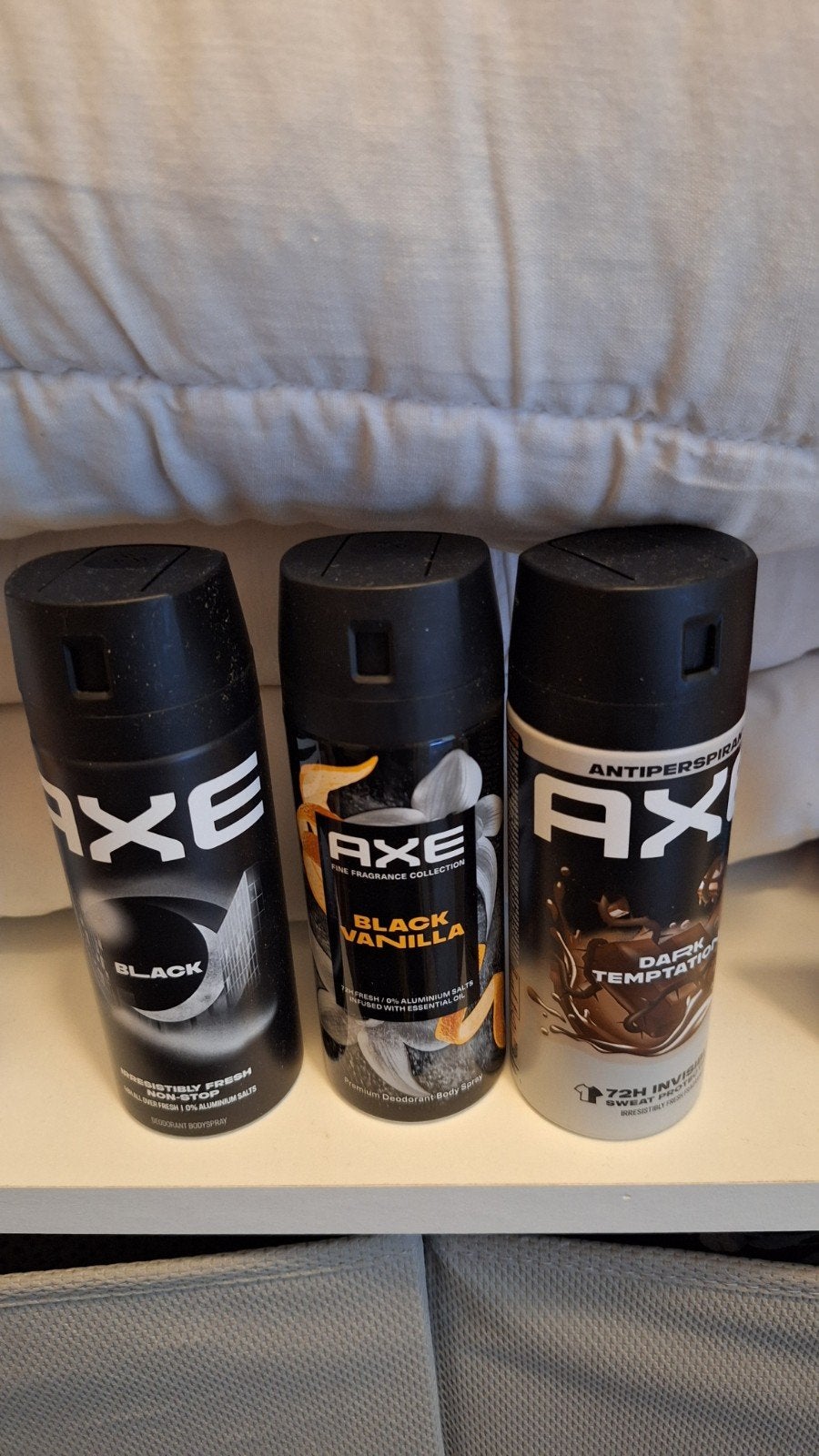 Axe Deodorant - Black, Black Vanilla, Dark Temptati, Ophalen of Verzenden, Nieuw, Deodorant of Bodyspray