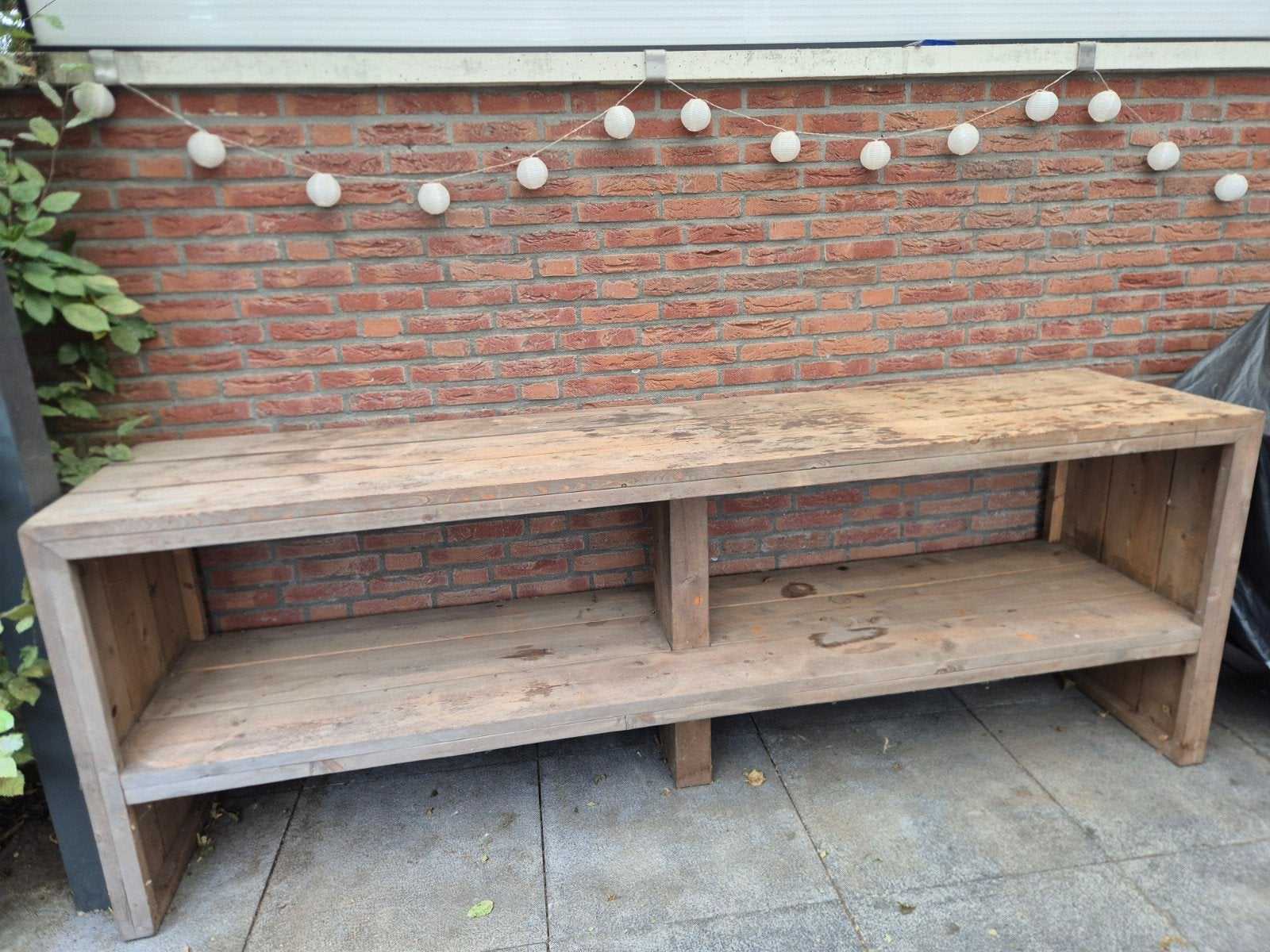 steigerhouten tuintafel, Tuin en Terras, Tuintafels, Ophalen, Gebruikt, Rechthoekig, Hout