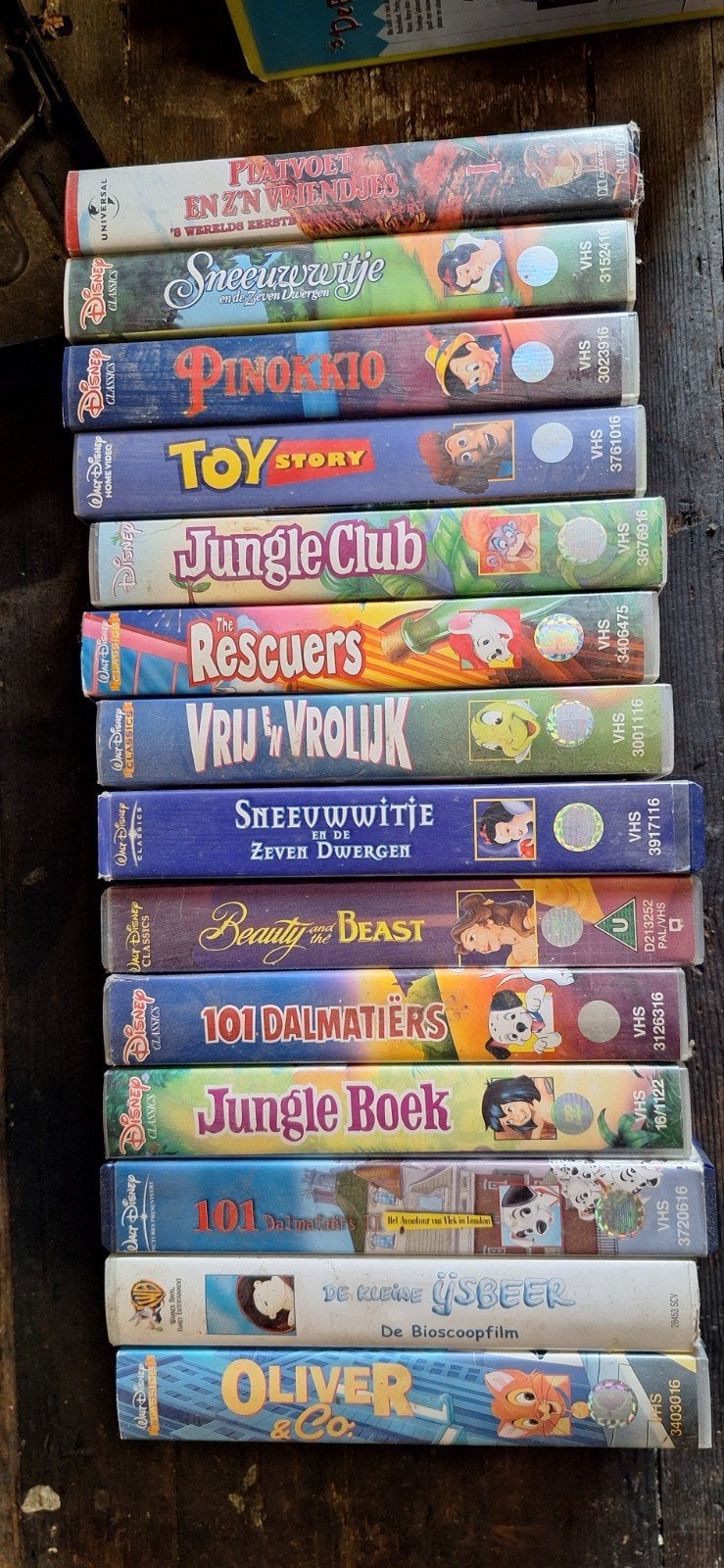 14 Walt Disney, WB en Universal VHS videobanden, Gebruikt, Alle leeftijden, Kinderfilm, VHS