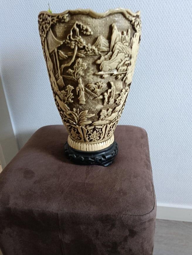 vintage chinese vaas, Antiek en Kunst, Ophalen