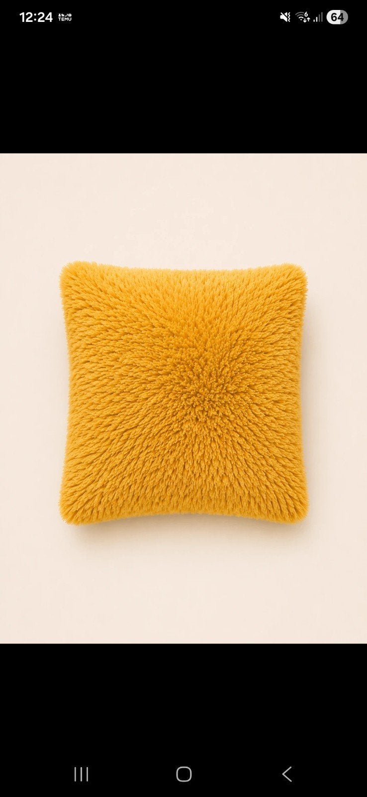 Geel sierkussen 45x45 cm, Geel, Vierkant, Nieuw, Ophalen of Verzenden