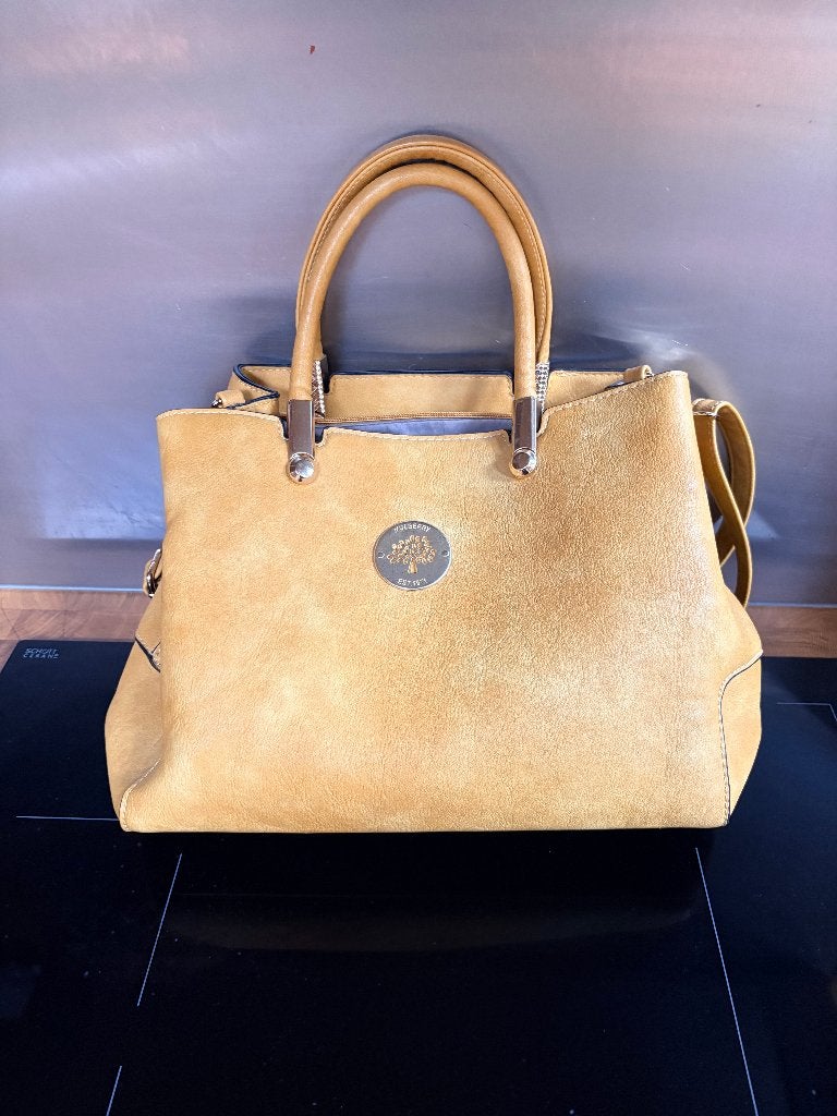 mooie leren beige dames tas, Ophalen of Verzenden, Zo goed als nieuw, Beige, Handtas