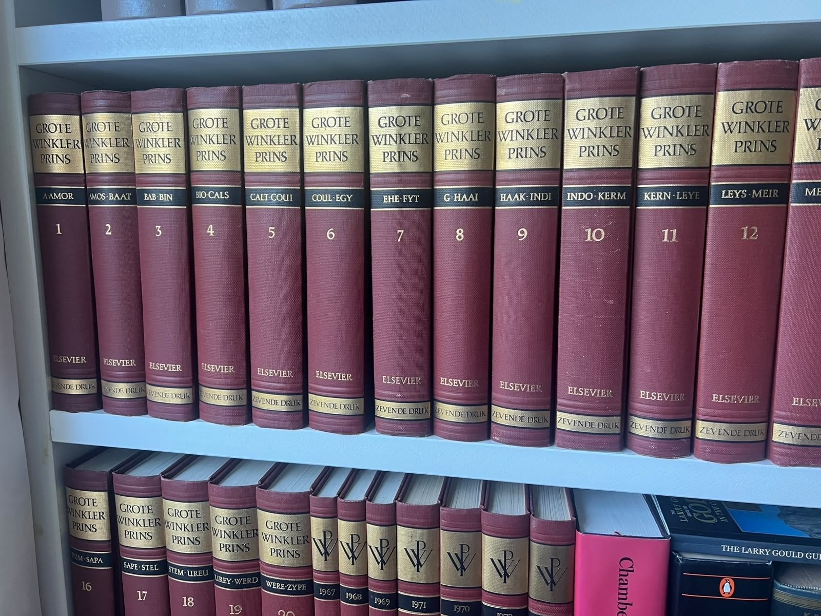 Grote Winkler Prins Encyclopedie - Complete Serie (20 delen), Boeken, Ophalen, Zo goed als nieuw, Algemeen, Complete serie
