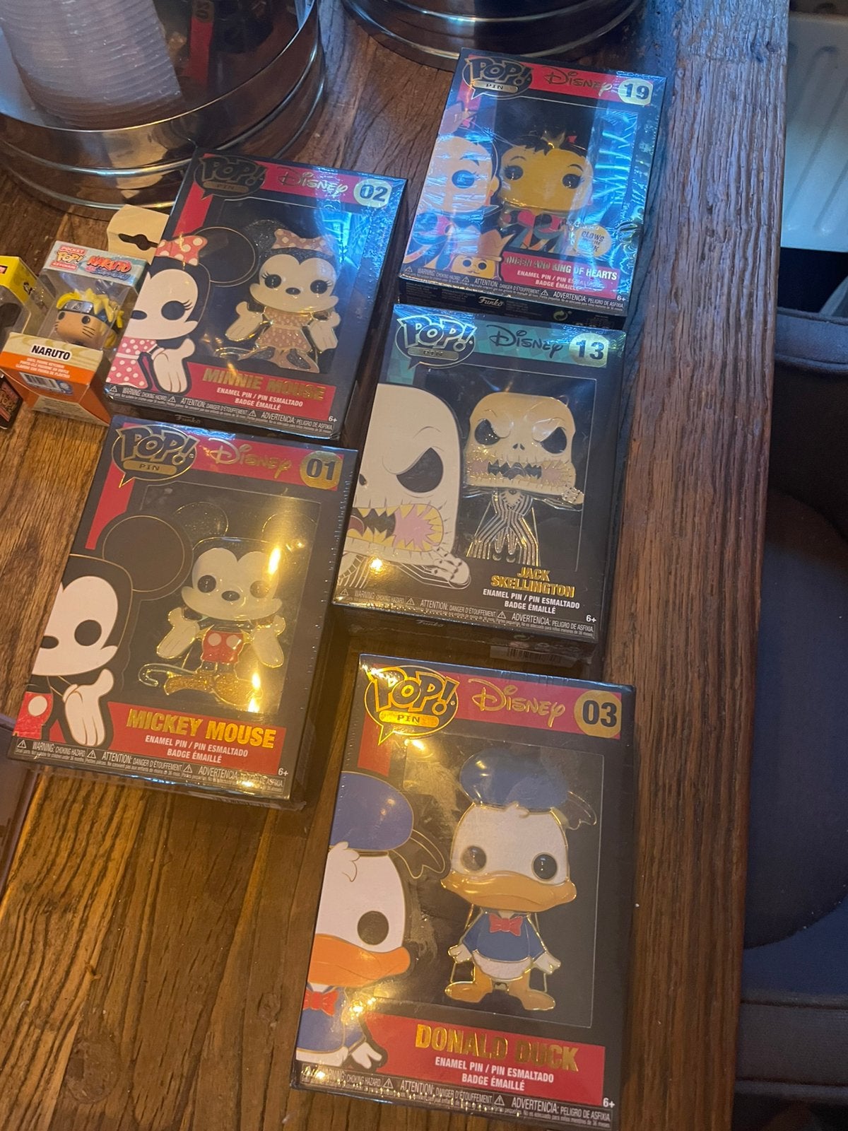 Funko pop pin disney 5 stuks, Ophalen of Verzenden, Zo goed als nieuw