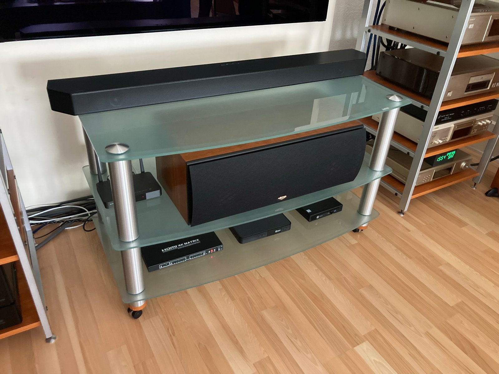 Spectral TV / audiomeubel op wielen - Zo goed als nieuw, Ophalen, 100 tot 150 cm, Zo goed als nieuw, Minder dan 100 cm