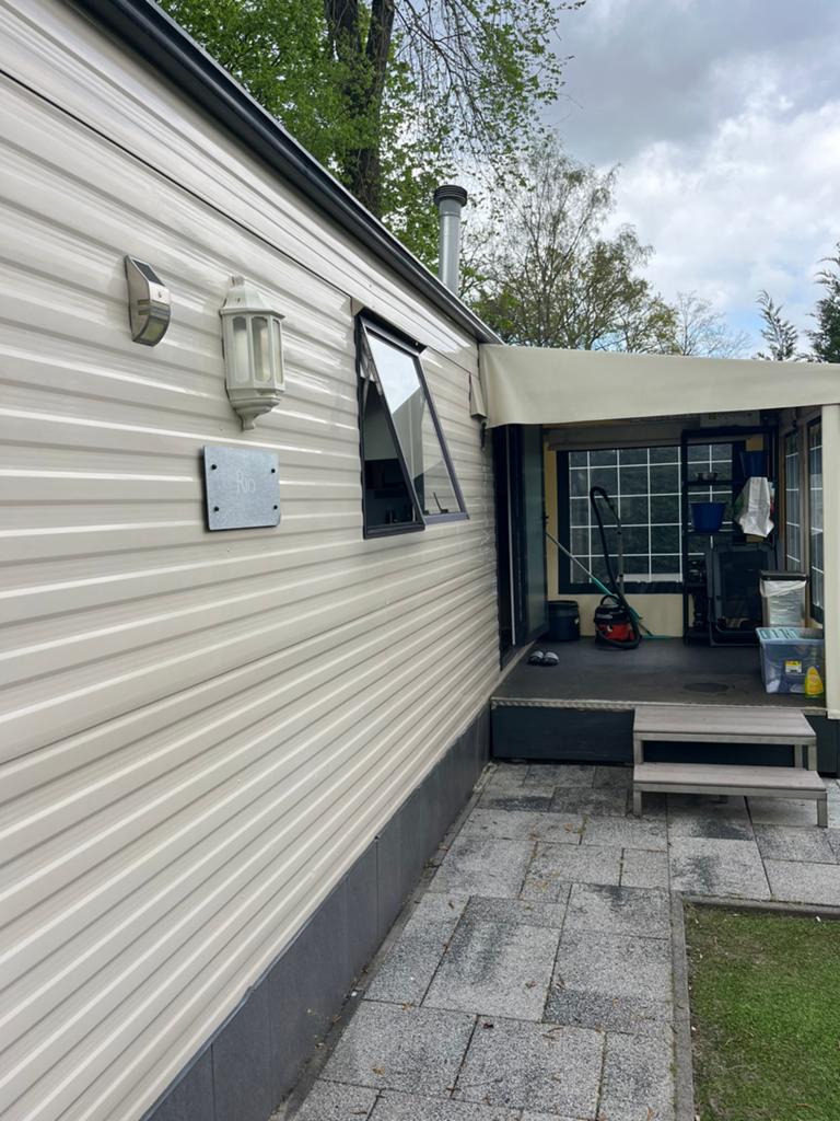 Chalet camping heidelust in molenschot, Wasmachine, In bos, Dorp