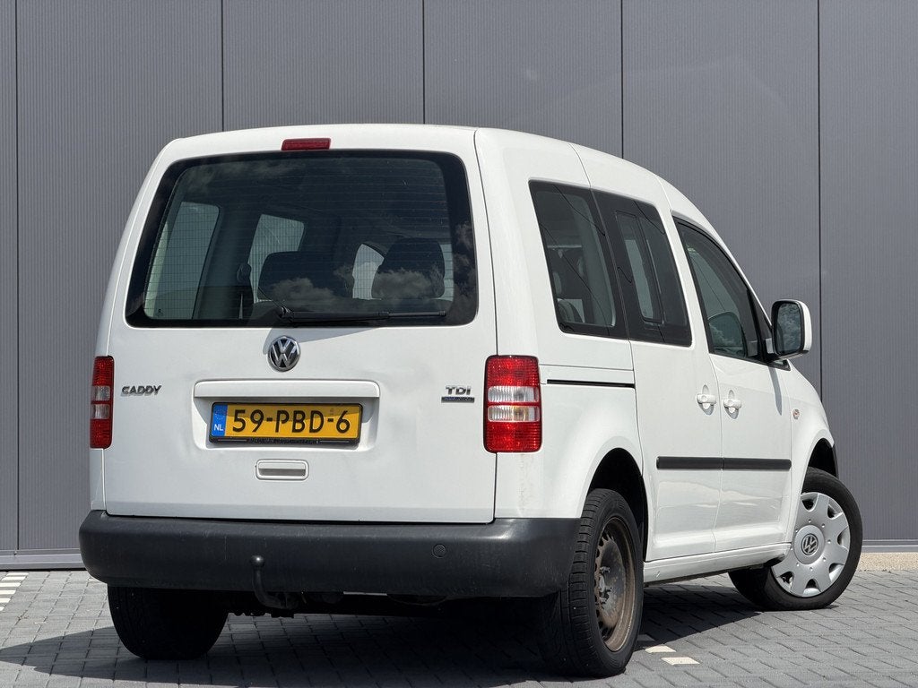 Volkswagen Caddy 1.6 TDI Trendline | Nieuwe apk | Cruise | 5, Auto's, Volkswagen, Voorwielaandrijving, Euro 5, Stof, Gebruikt