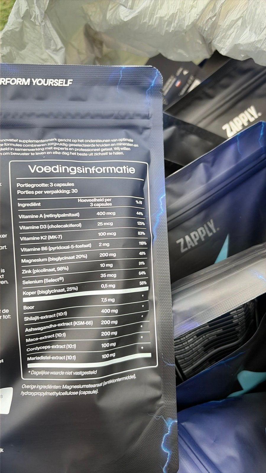 Zapply T1 nieuw ongeopend |Shilajit Maca | Mannen Supplement, Ophalen of Verzenden, Zo goed als nieuw, Lichaamsverzorging