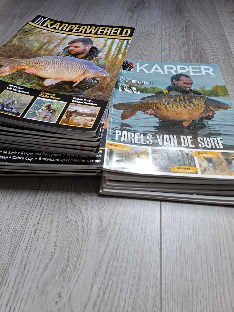 De Karperwereld & Karper Magazine - 30 stuks, Ophalen of Verzenden, Gebruikt, Overige typen