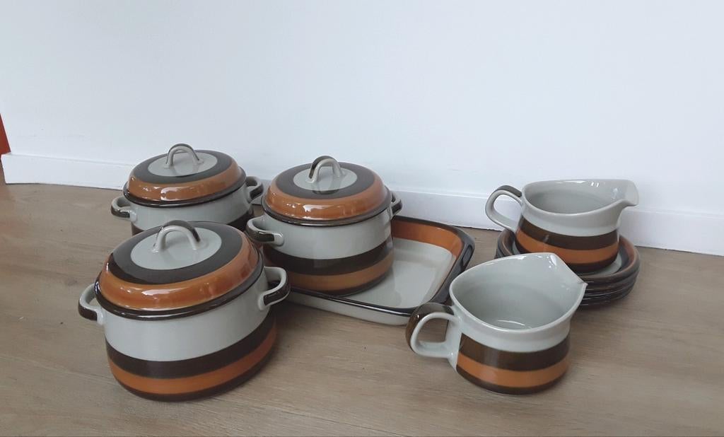 Servies Annika Rőrstrand Sweden, vintage, vanaf prijs !!, Ophalen of Verzenden, Overige stijlen, Schaal of Schalen