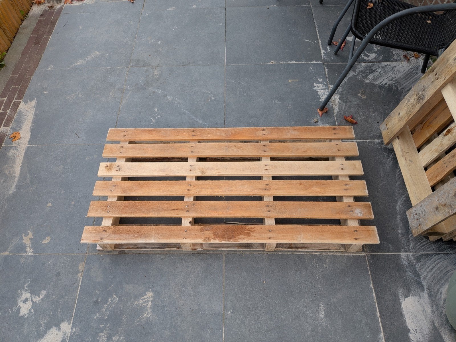 3 gratis pallets 60x120cm, Ophalen, Gebruikt, Pallet, Minder dan 200 cm