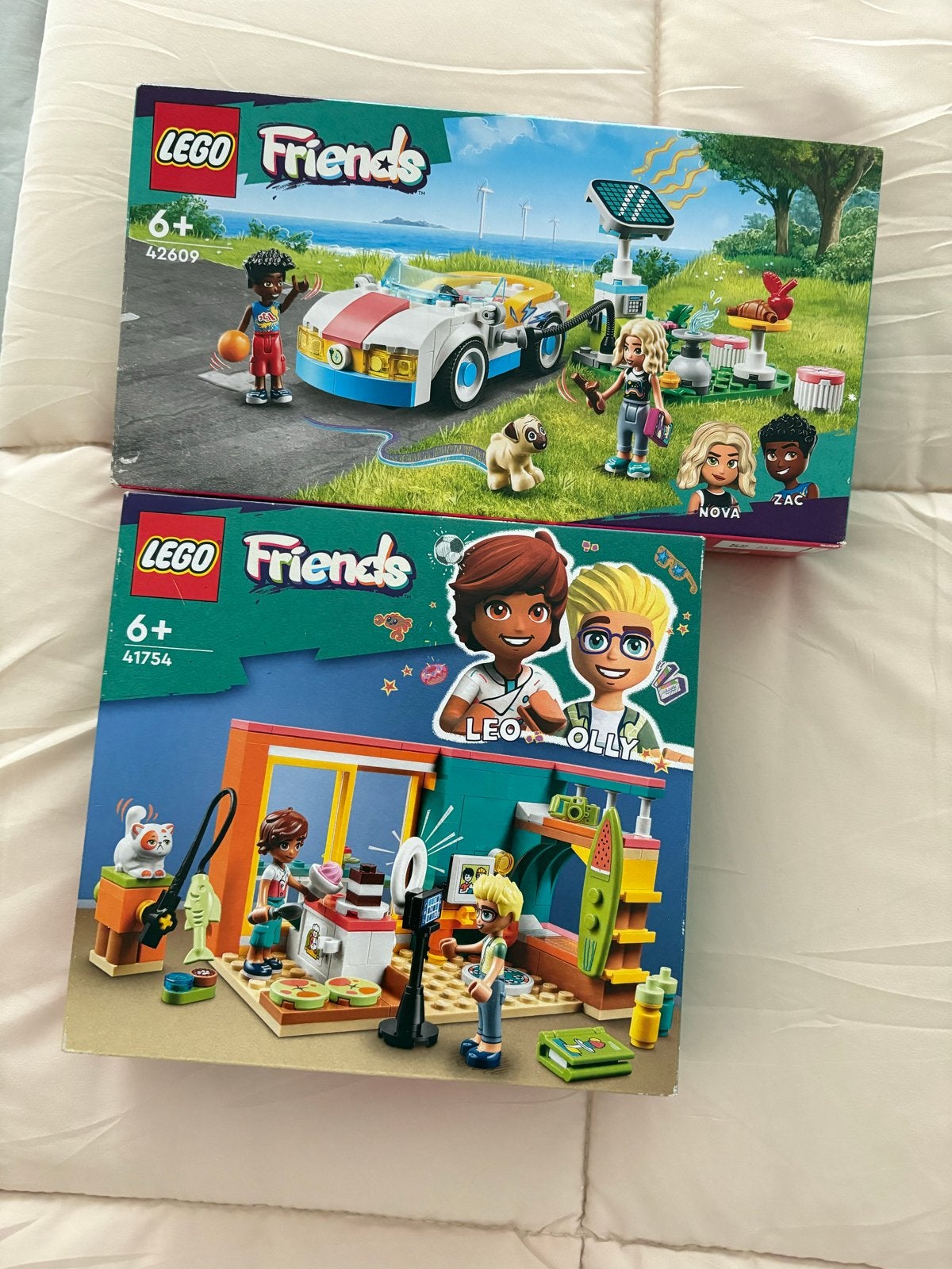 LEGO Friends sets: Elektrische auto en Heartlake City Pizzer, Ophalen, Nieuw